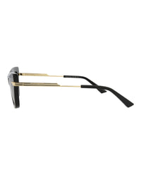 Bottega Veneta Bottega Veneta Womens Cat Eye Black Gold Grey Fashion Designer Eyewear