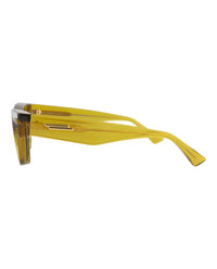 Bottega Veneta Womens Cat Eye Brown Brown Yellow Fashion Designer Eyewear