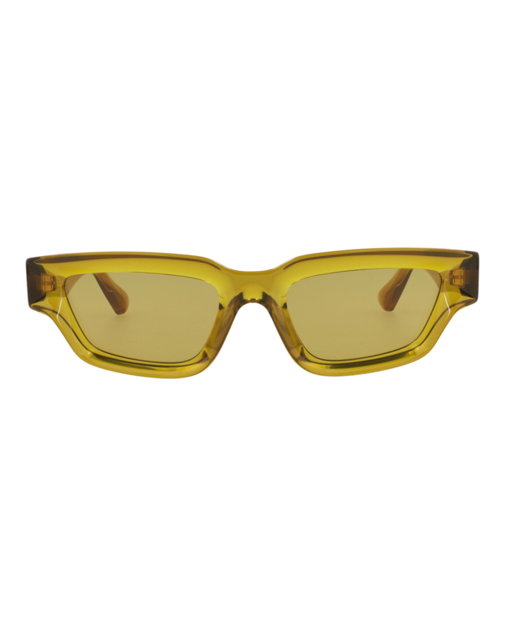 Bottega Veneta Bottega Veneta Unisex Cat Eye Brown Brown Yellow Fashion Designer Eyewear