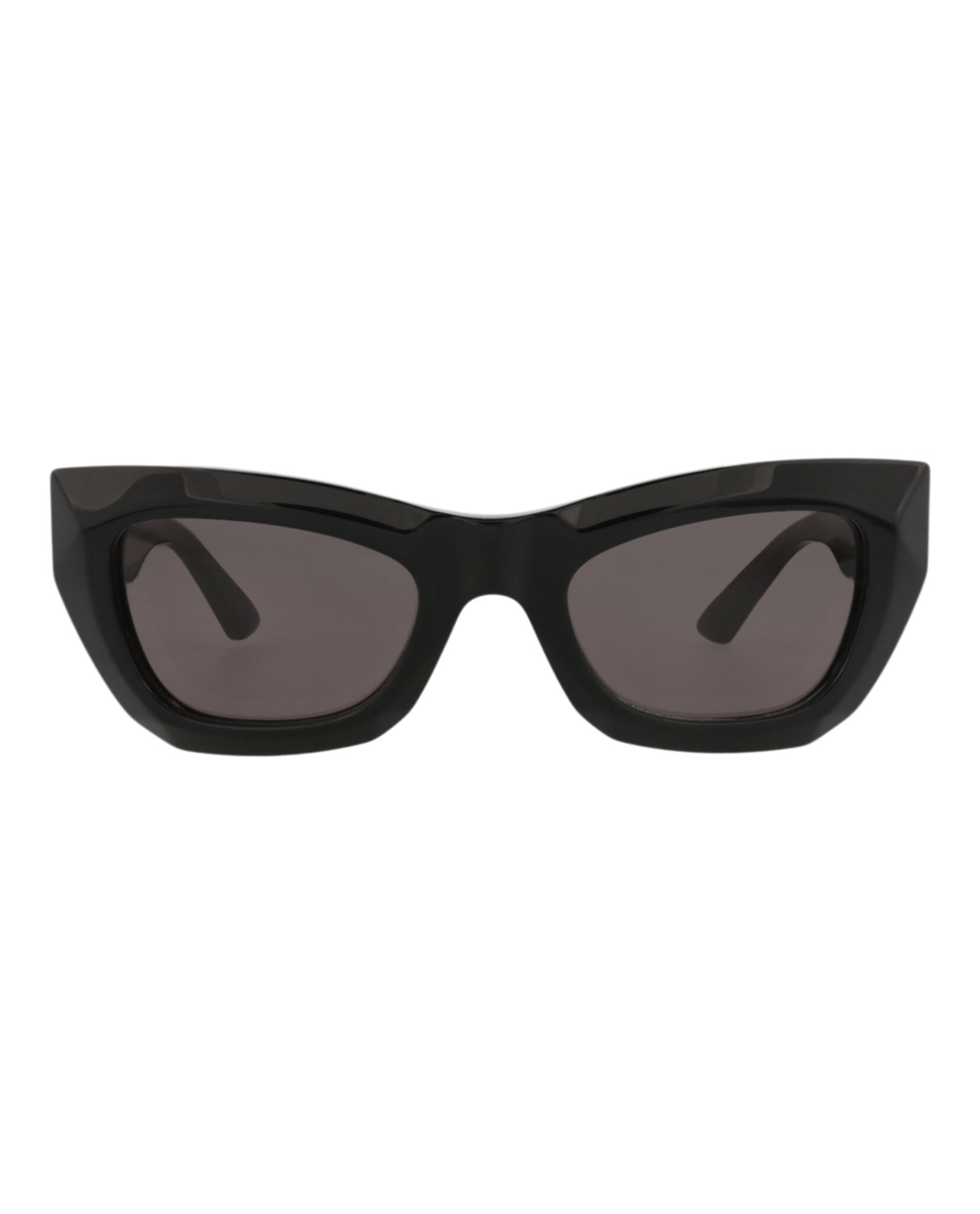 Bottega Veneta Bottega Veneta Womens Cat Eye Black Black Grey Fashion Designer Eyewear