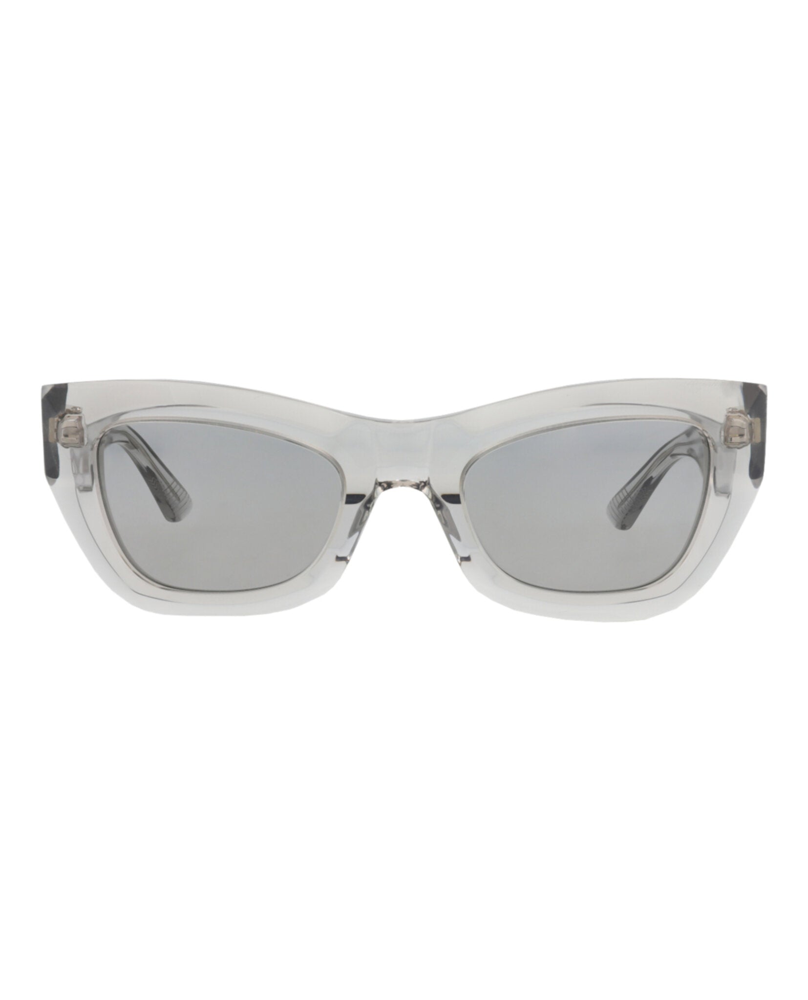 Bottega Veneta Bottega Veneta Womens Cat Eye Grey Grey Grey Fashion Designer Eyewear