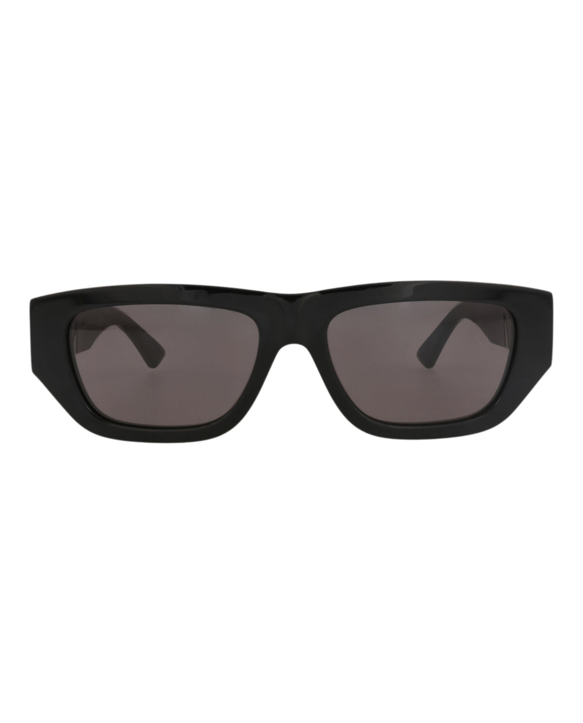 Bottega Veneta Bottega Veneta Unisex Square/Rectangle Black Black Grey Fashion Designer Eyewear