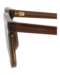 Bottega Veneta Bottega Veneta Mens Round/Oval Brown Brown Grey Fashion Designer Eyewear