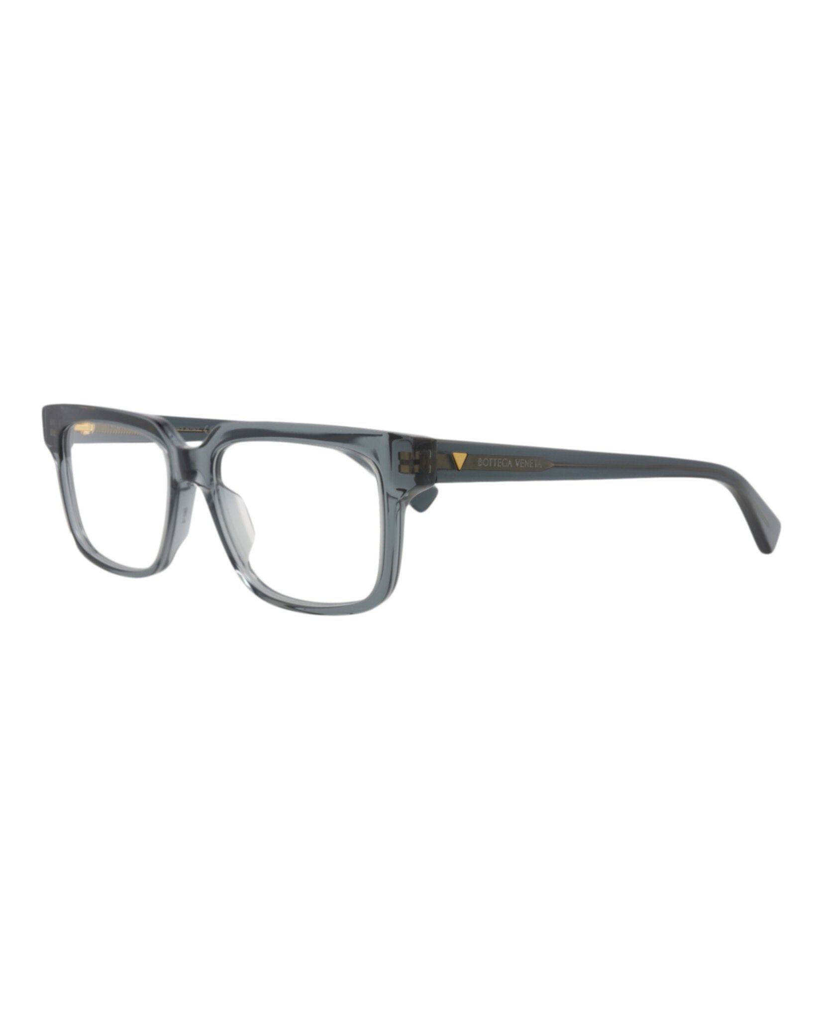 Bottega Veneta Bottega Veneta Mens Square/Rectangle Grey Grey Transparent Fashion Designer Eyewear