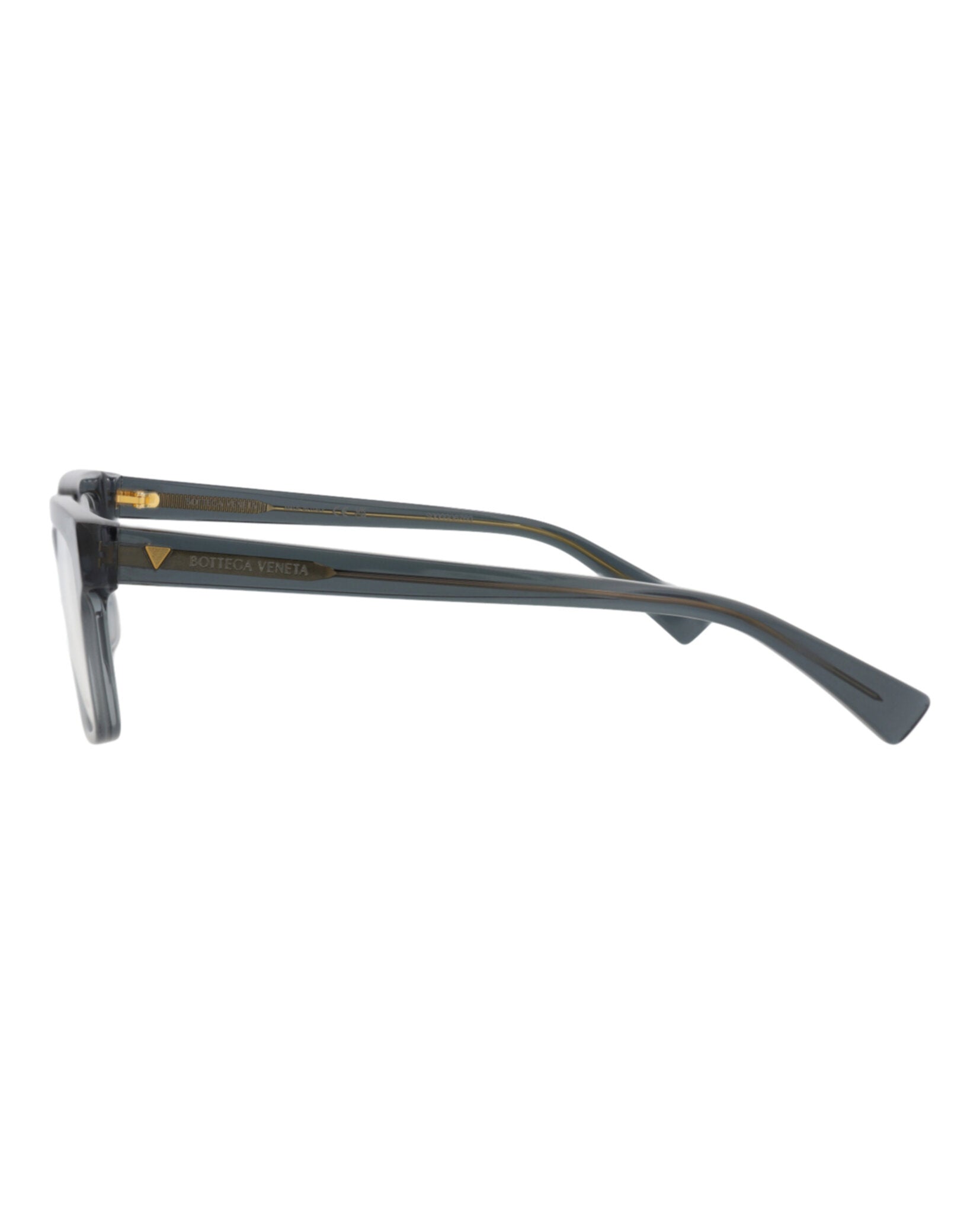 Bottega Veneta Bottega Veneta Mens Square/Rectangle Grey Grey Transparent Fashion Designer Eyewear