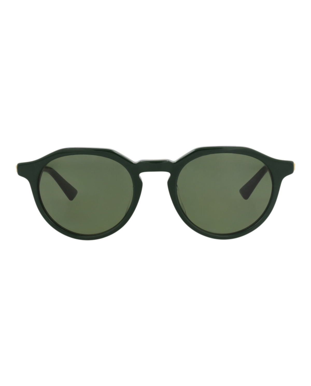 Bottega Veneta Bottega Veneta Mens Round/Oval Green Green Green Fashion Designer Eyewear