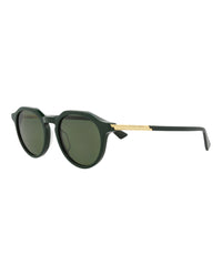 Bottega Veneta Bottega Veneta Mens Round/Oval Green Green Green Fashion Designer Eyewear