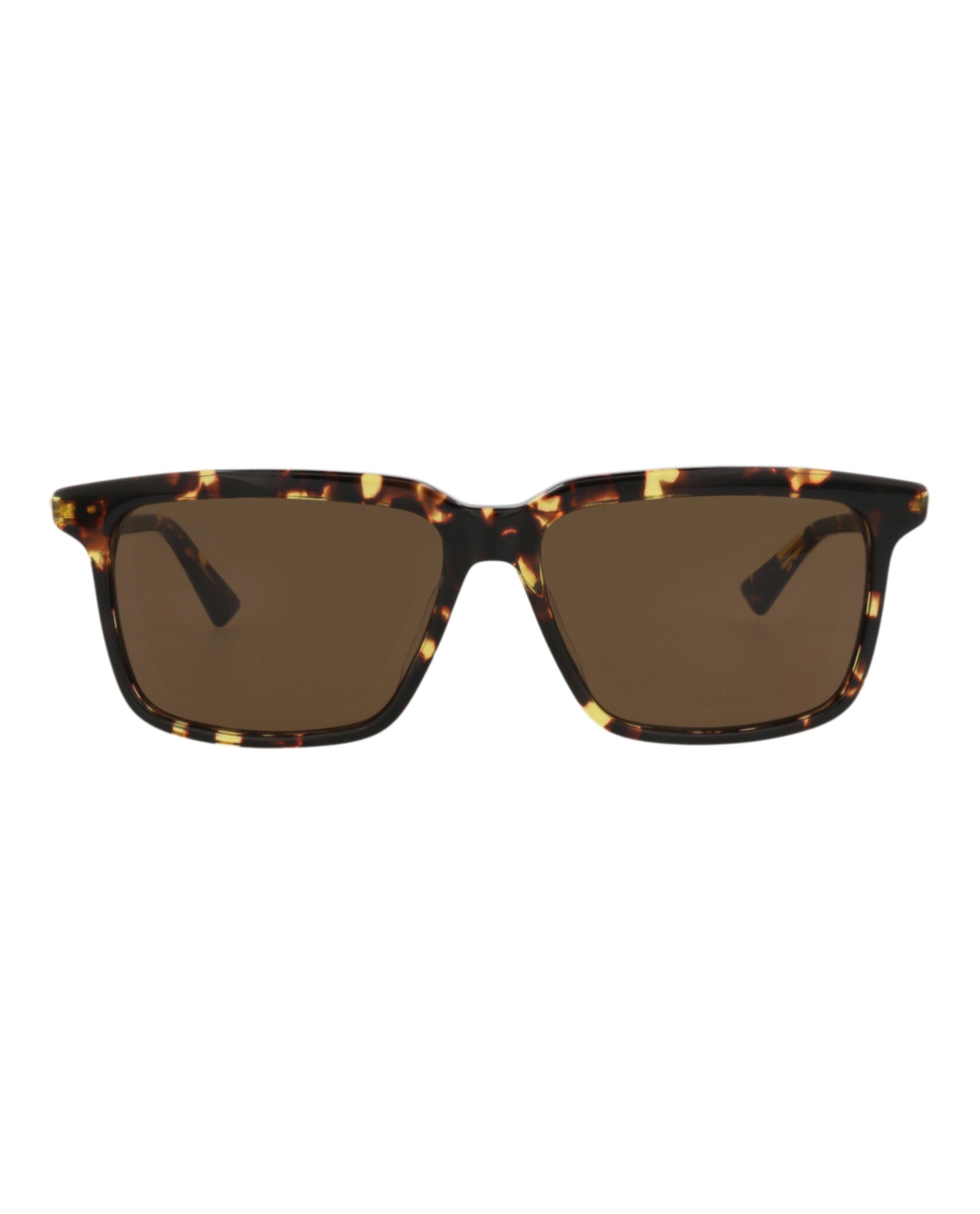 Bottega Veneta Bottega Veneta Mens Square/Rectangle Havana Havana Brown Fashion Designer Eyewear