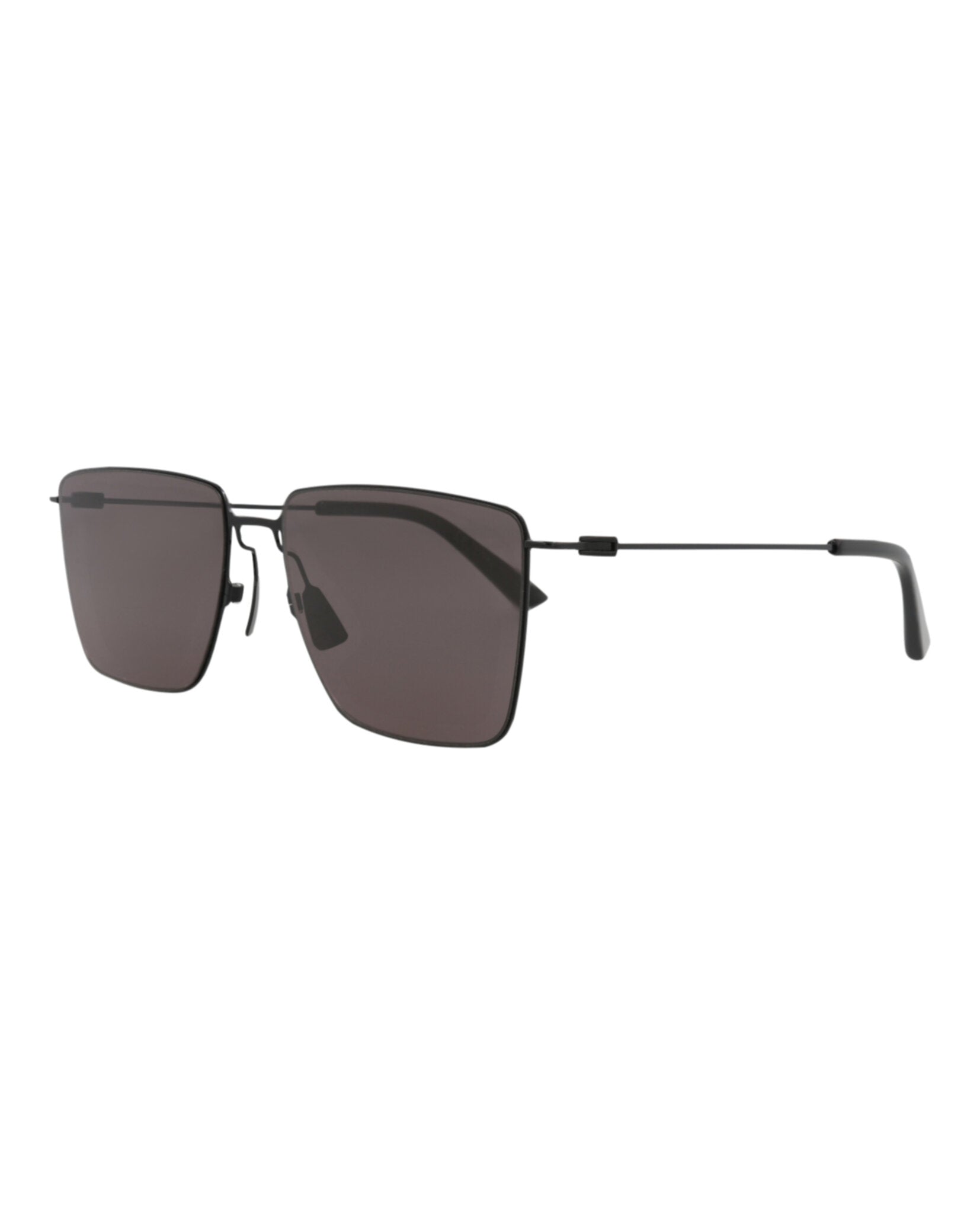 Bottega Veneta Mens Square/Rectangle Black Black Grey Fashion Designer Eyewear