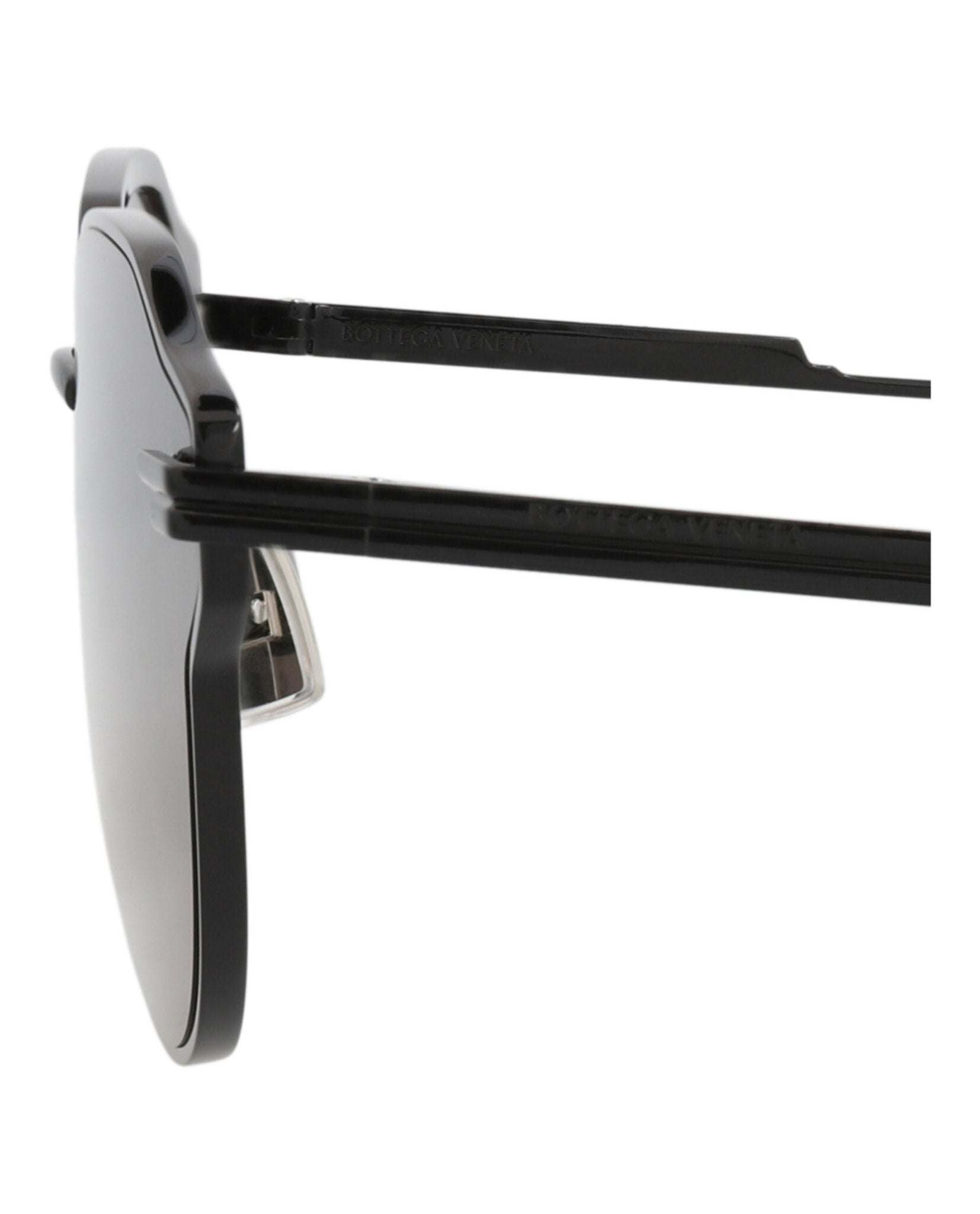 Bottega Veneta Unisex Aviator Black Black Grey Fashion Designer Eyewear