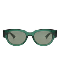 Bottega Veneta Womens Round/Oval Green Crystal Green Fashion Designer Eyewear