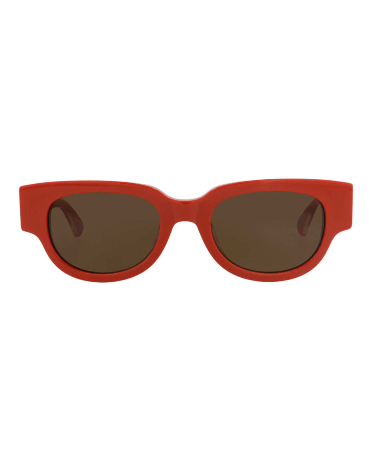 Bottega Veneta Bottega Veneta Womens Round/Oval Orange Crystal Brown Fashion Designer Eyewear