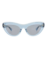 Bottega Veneta Bottega Veneta Womens Cat Eye Light Blue Light Blue Blue Fashion Designer Eyewear