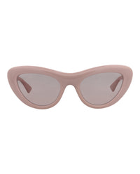 Bottega Veneta Bottega Veneta Womens Cat Eye Pink Pink Violet Fashion Designer Eyewear