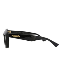 Bottega Veneta Bottega Veneta Womens Square/Rectangle Black Black Brown Fashion Designer Eyewear