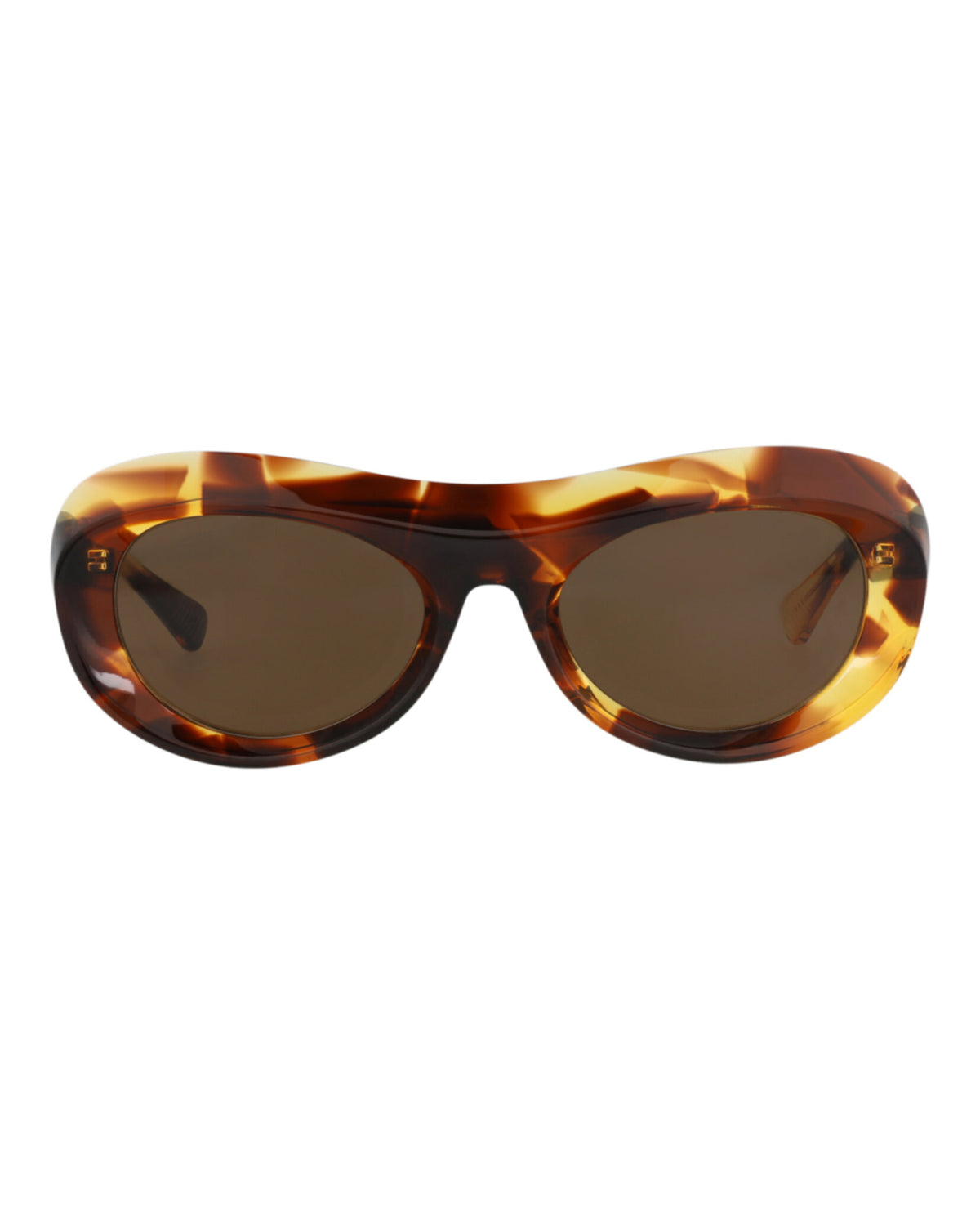 Bottega Veneta Bottega Veneta Womens Aviator Havana Havana Brown Fashion Designer Eyewear