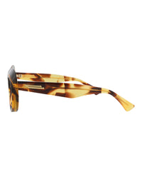 Bottega Veneta Bottega Veneta Womens Aviator Havana Havana Brown Fashion Designer Eyewear