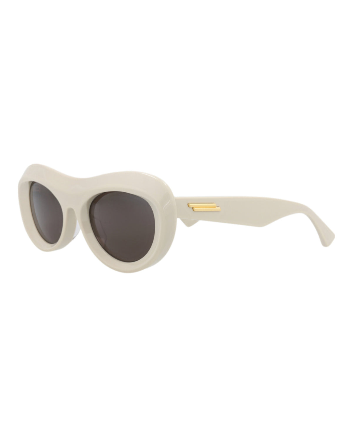 Bottega Veneta Womens Aviator White White Grey Fashion Designer Eyewear