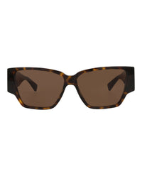 Bottega Veneta Bottega Veneta Womens Square/Rectangle Havana Havana Brown Fashion Designer Eyewear