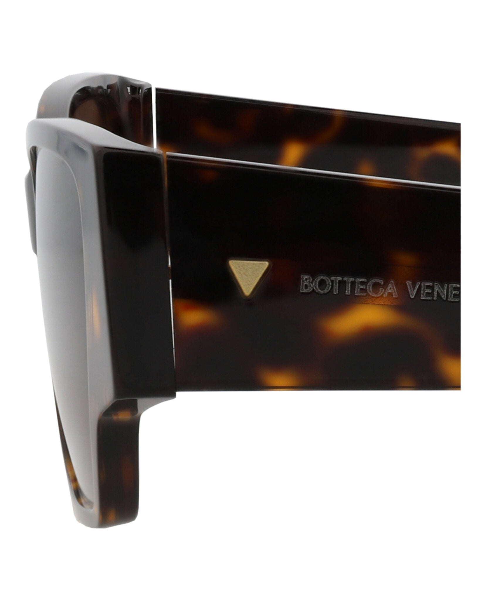 Bottega Veneta Bottega Veneta Womens Square/Rectangle Havana Havana Brown Fashion Designer Eyewear