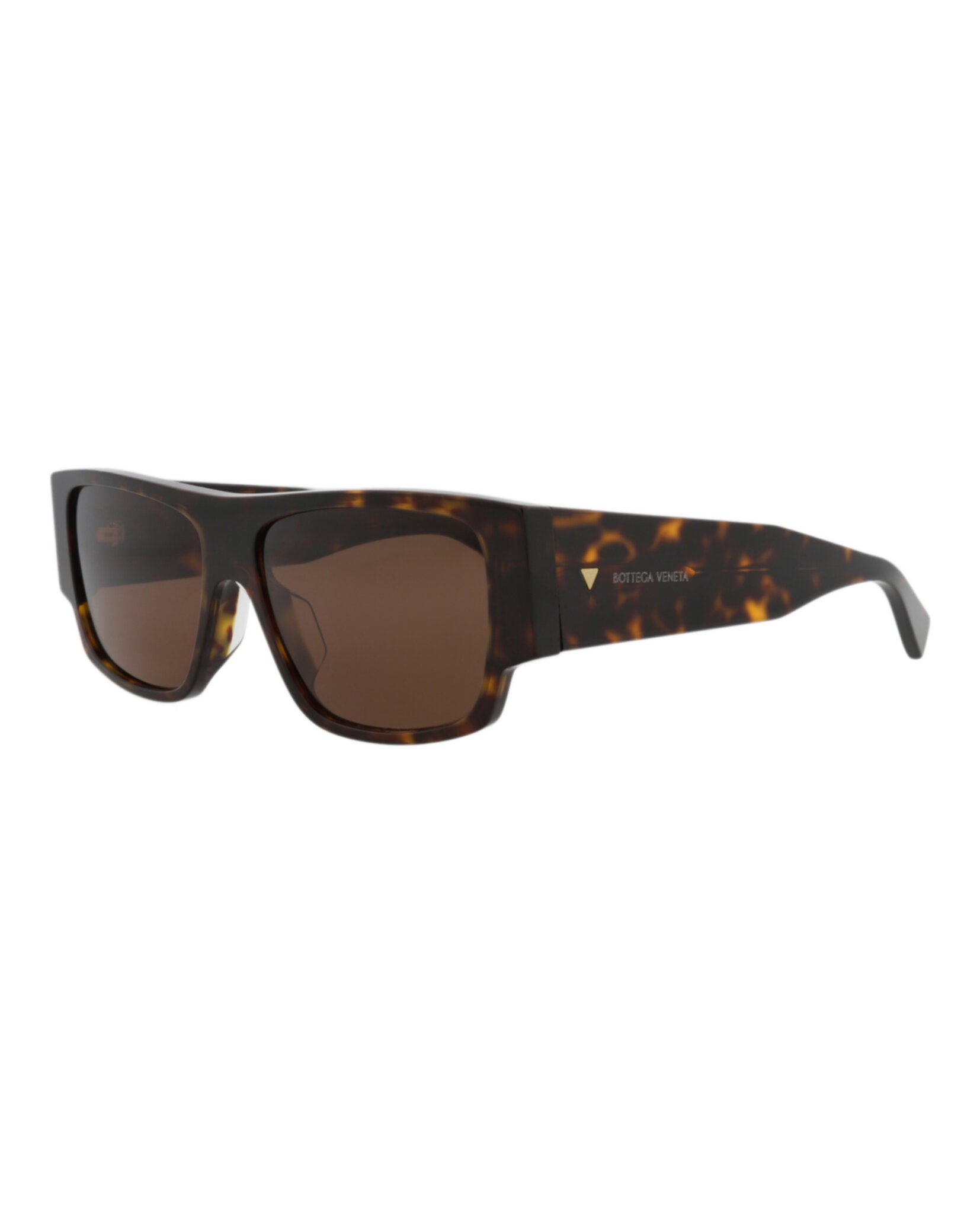 Bottega Veneta Mens Square/Rectangle Havana Havana Brown Fashion Designer Eyewear