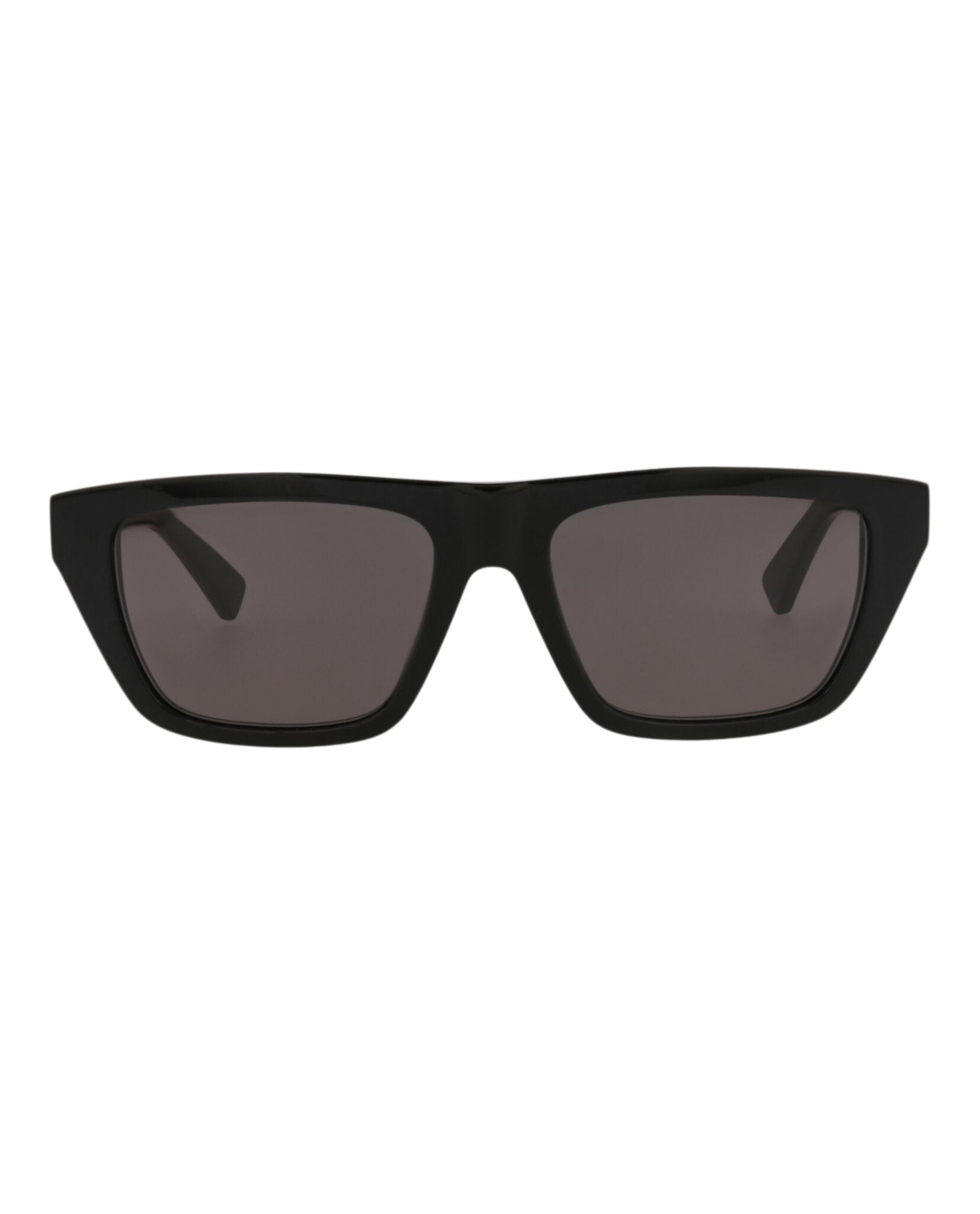 Bottega Veneta Womens Square/Rectangle Black Black Grey Fashion Designer Eyewear