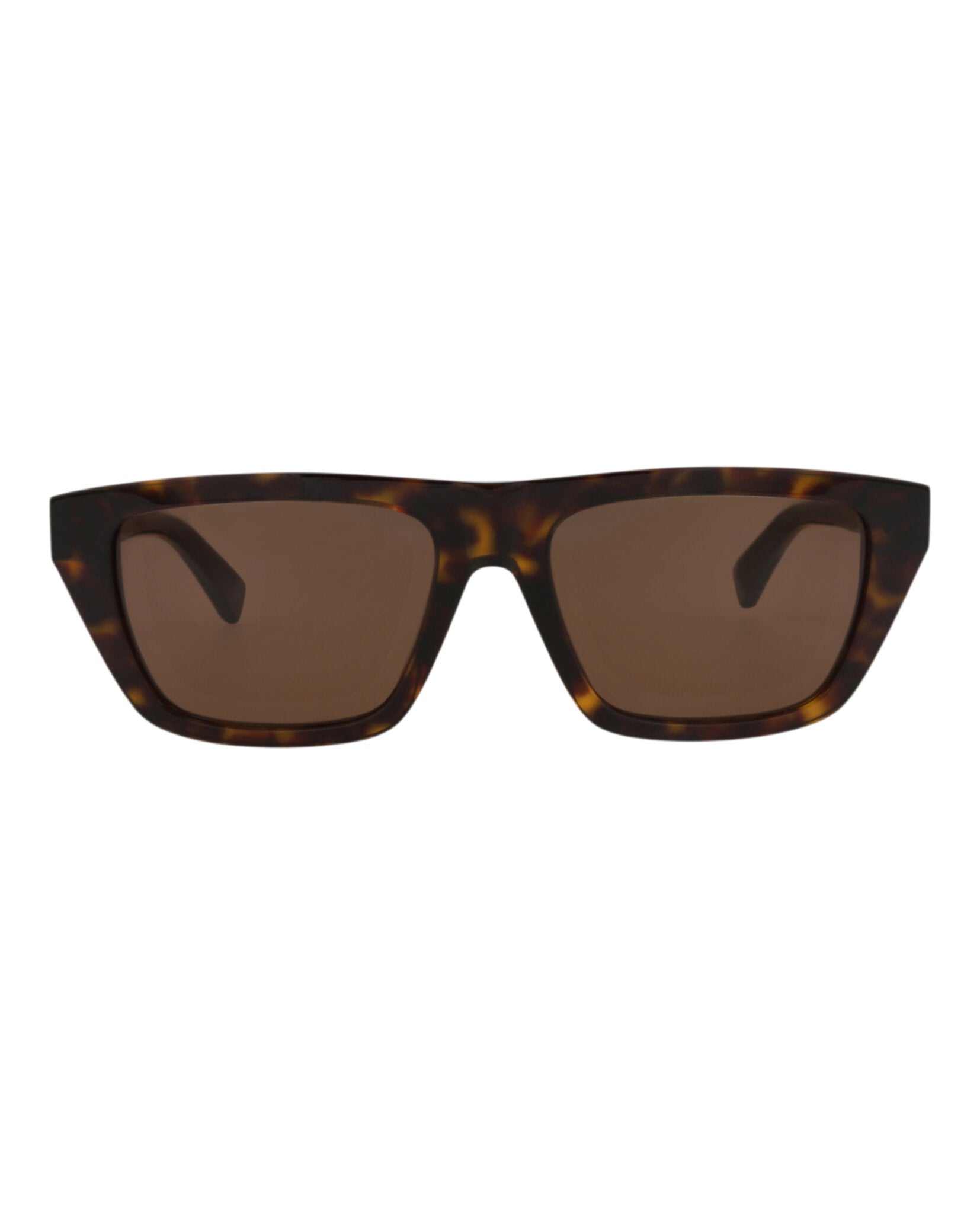 Bottega Veneta Womens Square/Rectangle Havana Havana Brown Fashion Designer Eyewear