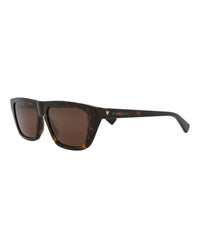 Bottega Veneta Womens Square/Rectangle Havana Havana Brown Fashion Designer Eyewear