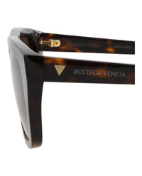 Bottega Veneta Womens Square/Rectangle Havana Havana Brown Fashion Designer Eyewear