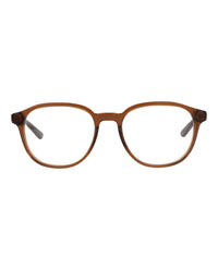 Bottega Veneta Mens Round/Oval Brown Brown Transparent Fashion Designer Eyewear
