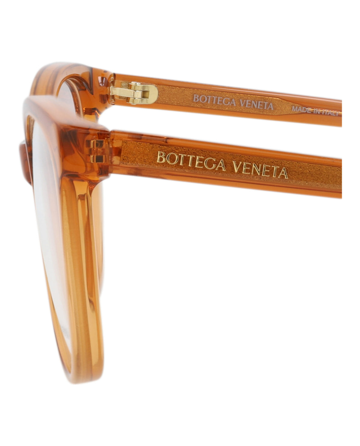 Bottega Veneta Womens Cat Eye Brown Brown Transparent Fashion Designer Eyewear