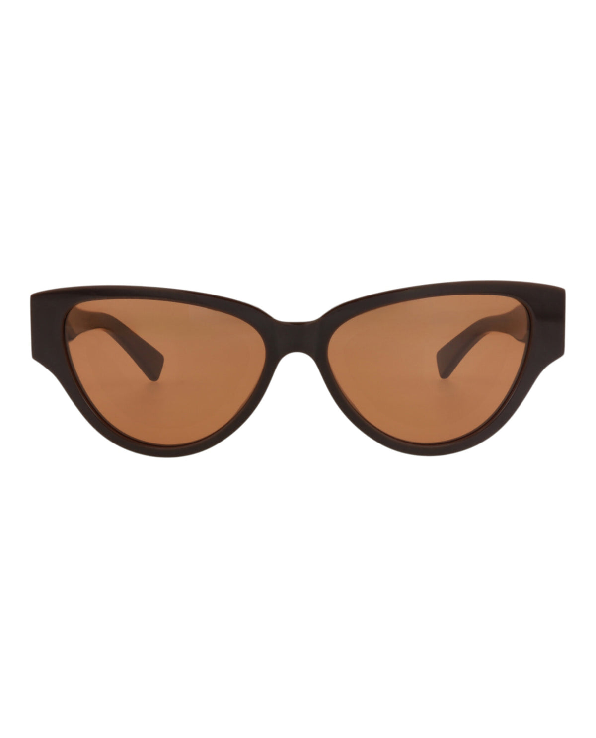 Bottega Veneta Bottega Veneta Womens Cat Eye Brown Brown Orange Fashion Designer Eyewear