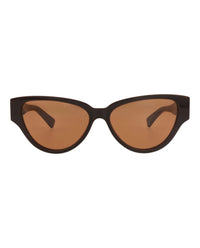 Bottega Veneta Bottega Veneta Womens Cat Eye Brown Brown Orange Fashion Designer Eyewear