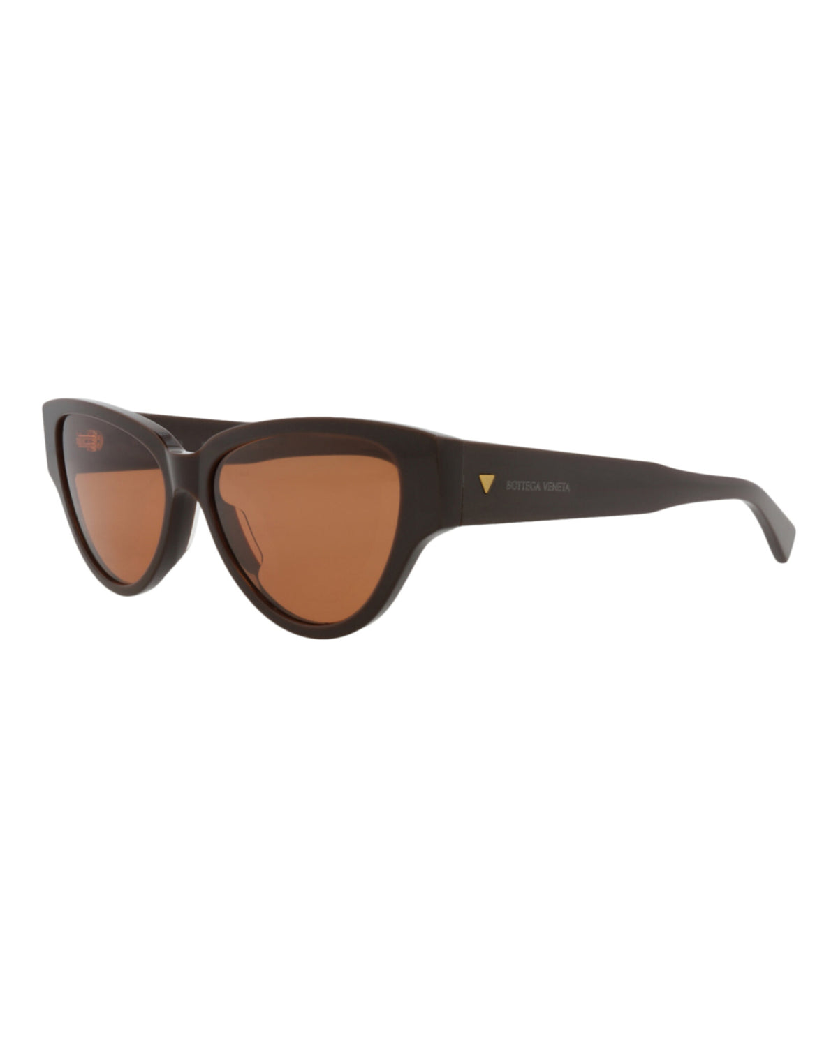Bottega Veneta Bottega Veneta Womens Cat Eye Brown Brown Orange Fashion Designer Eyewear