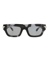 Bottega Veneta Unisex Square/Rectangle Havana Havana Grey Fashion Designer Eyewear