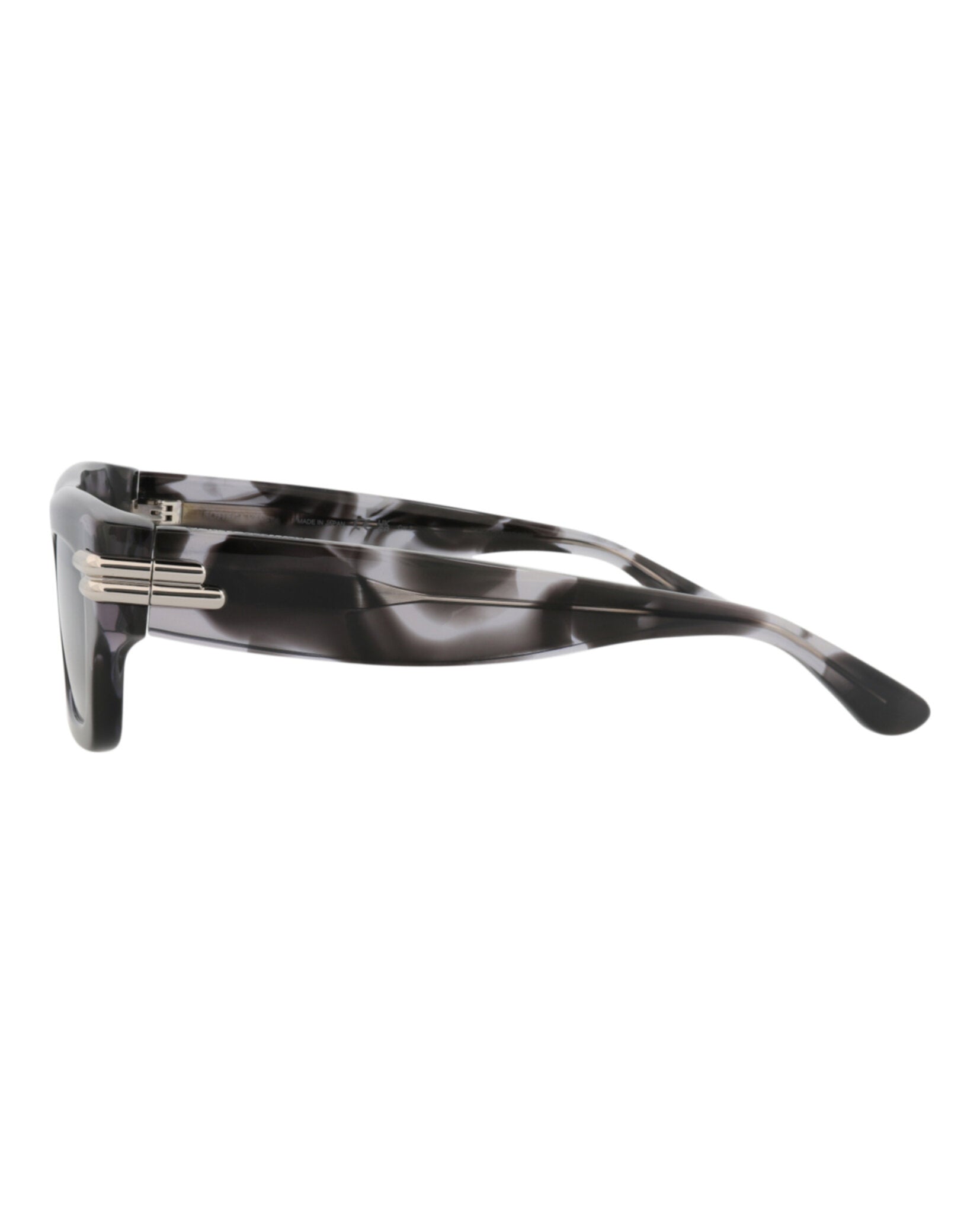 Bottega Veneta Unisex Square/Rectangle Havana Havana Grey Fashion Designer Eyewear