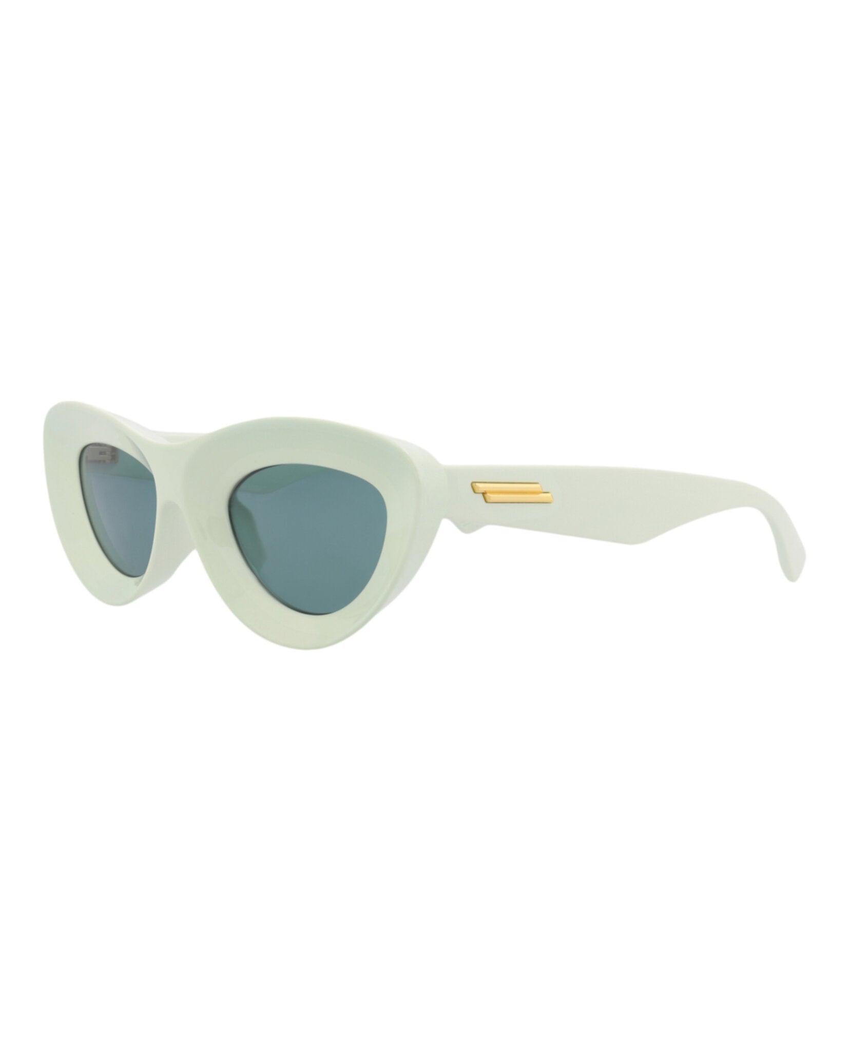 Bottega Veneta Bottega Veneta Womens Cat Eye Green Green Green Fashion Designer Eyewear