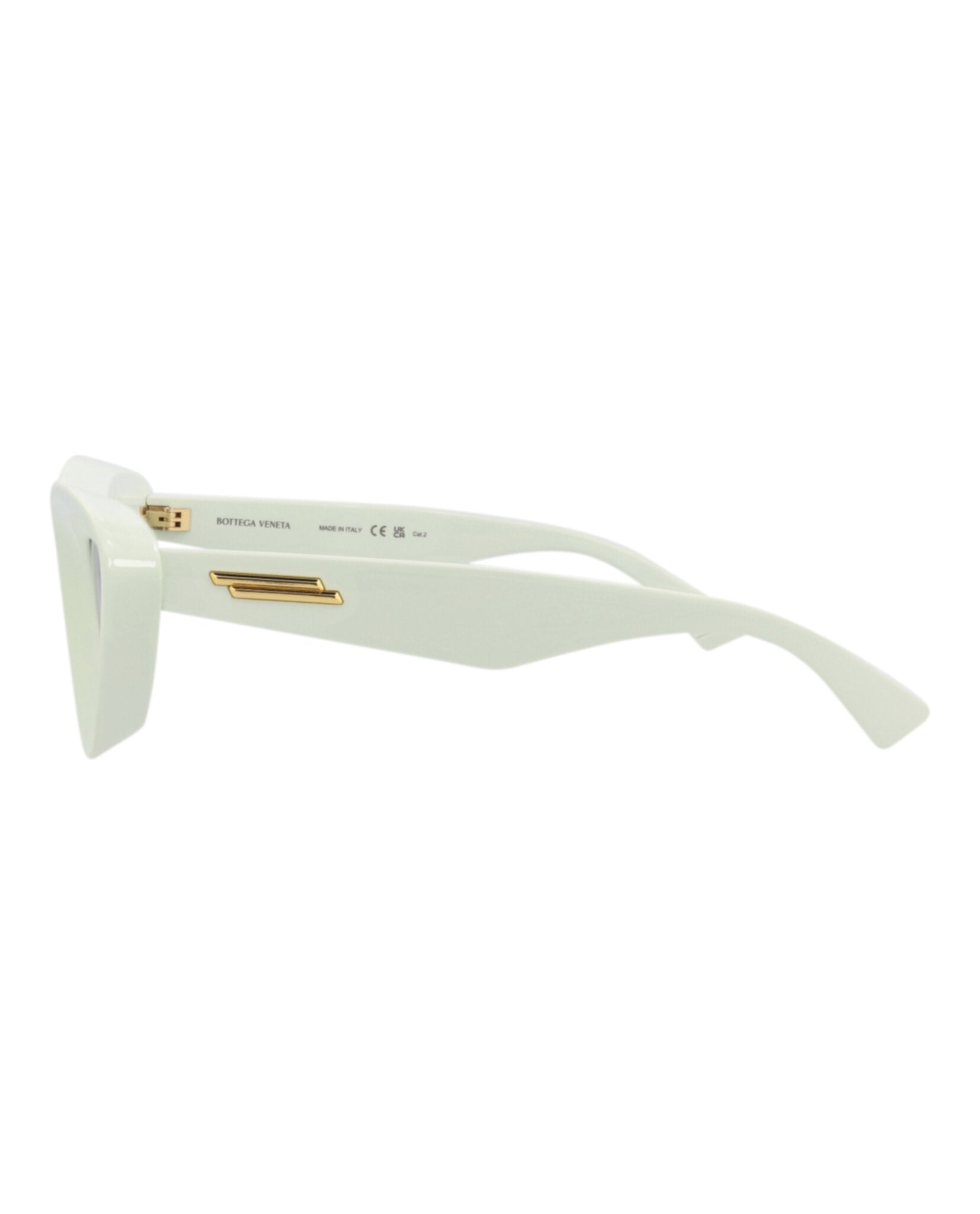 Bottega Veneta Bottega Veneta Womens Cat Eye Green Green Green Fashion Designer Eyewear