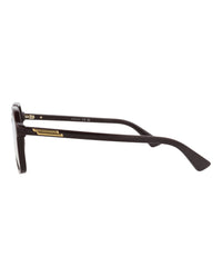 Bottega Veneta Unisex Square/Rectangle Violet Violet Transparent Fashion Designer Eyewear