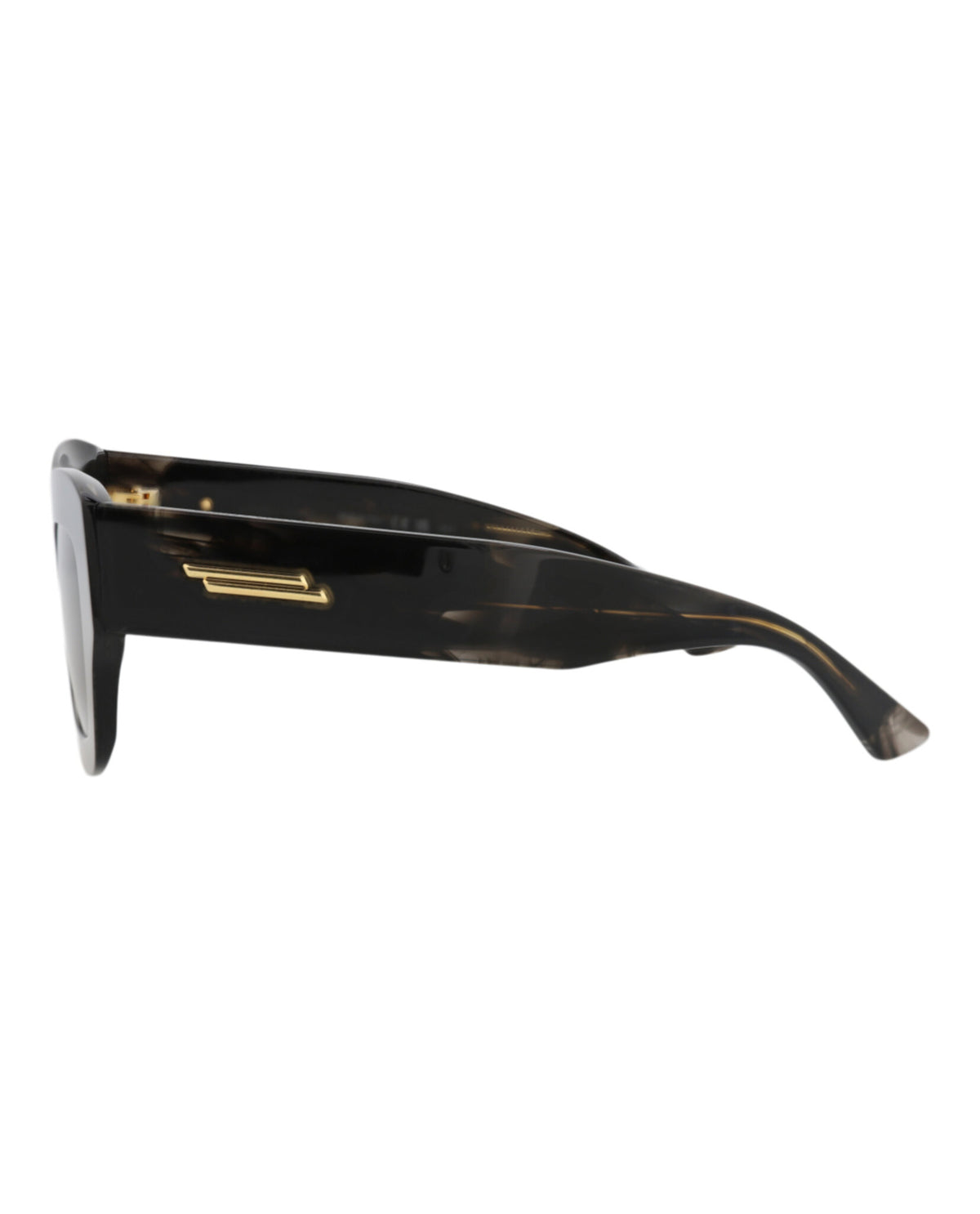 Bottega Veneta Bottega Veneta Womens Square/Rectangle Black Black Brown Fashion Designer Eyewear