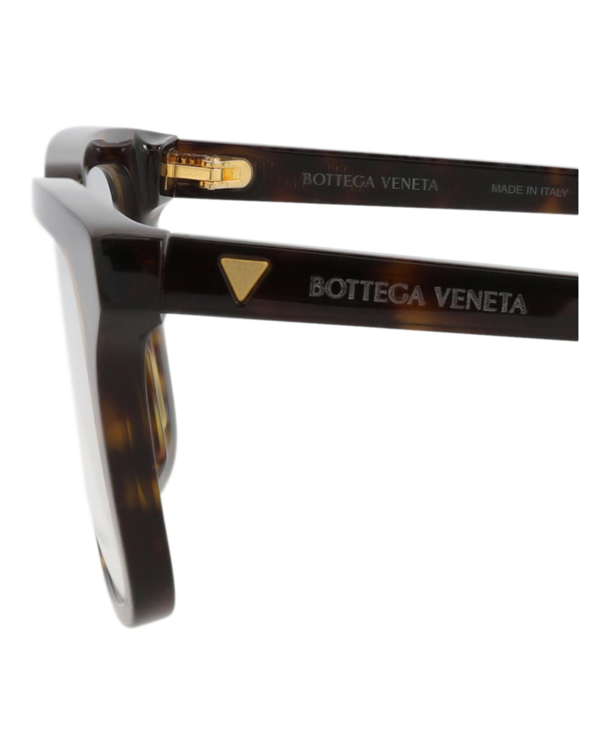 Bottega Veneta Unisex Square/Rectangle Havana Havana Transparent Fashion Designer Eyewear
