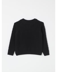 Balmain Kids Pullover Sweater Black Cardigans