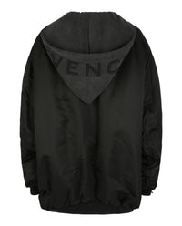 Givenchy Givenchy Womens Oversized Hooded Bomber Jacket