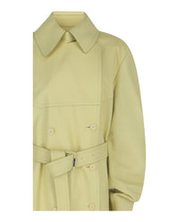 Givenchy Womens Leather Trench Coat