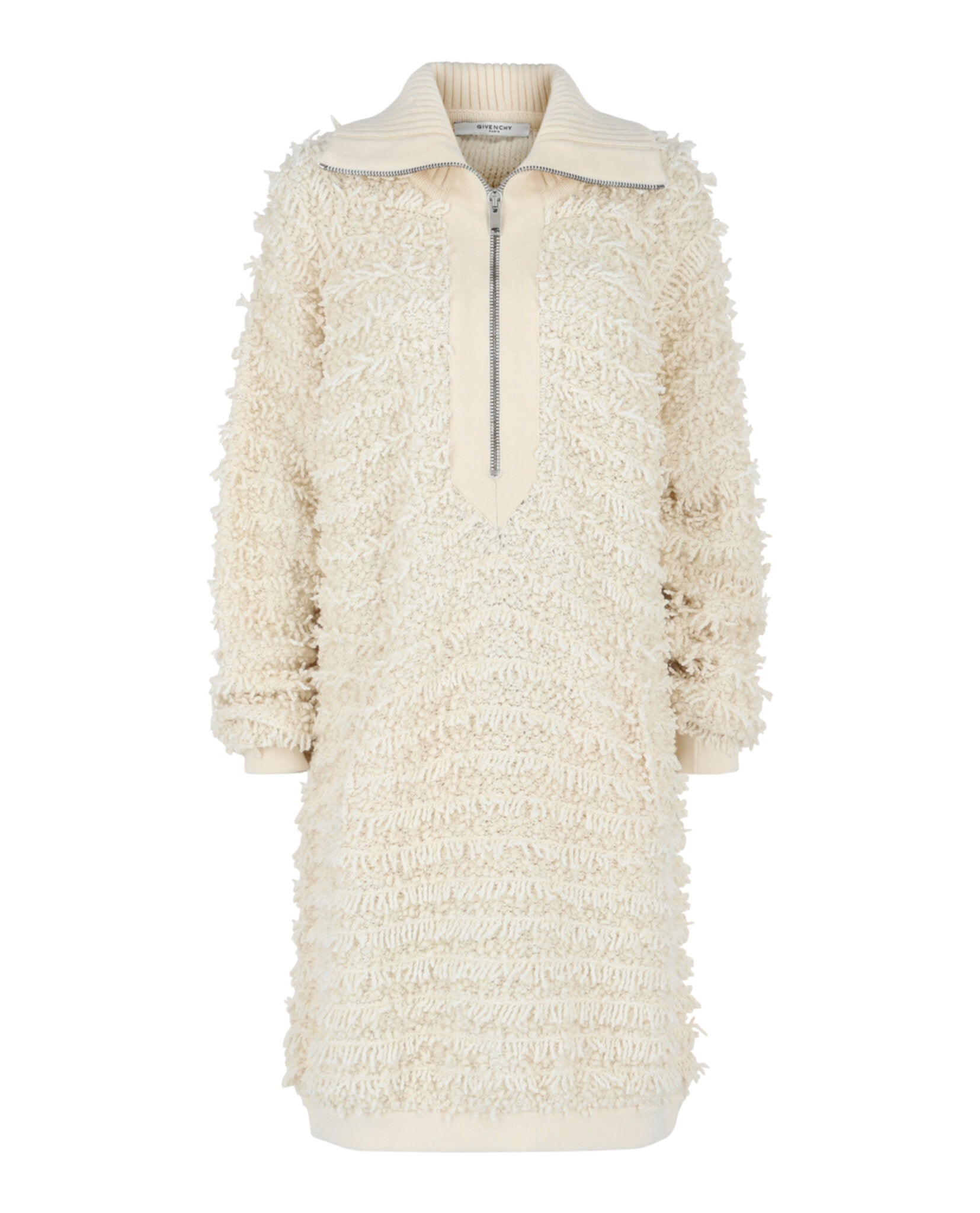 Givenchy Womens Long Fringed Sweater