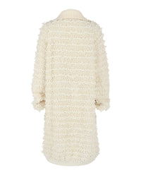 Givenchy Womens Long Fringed Sweater