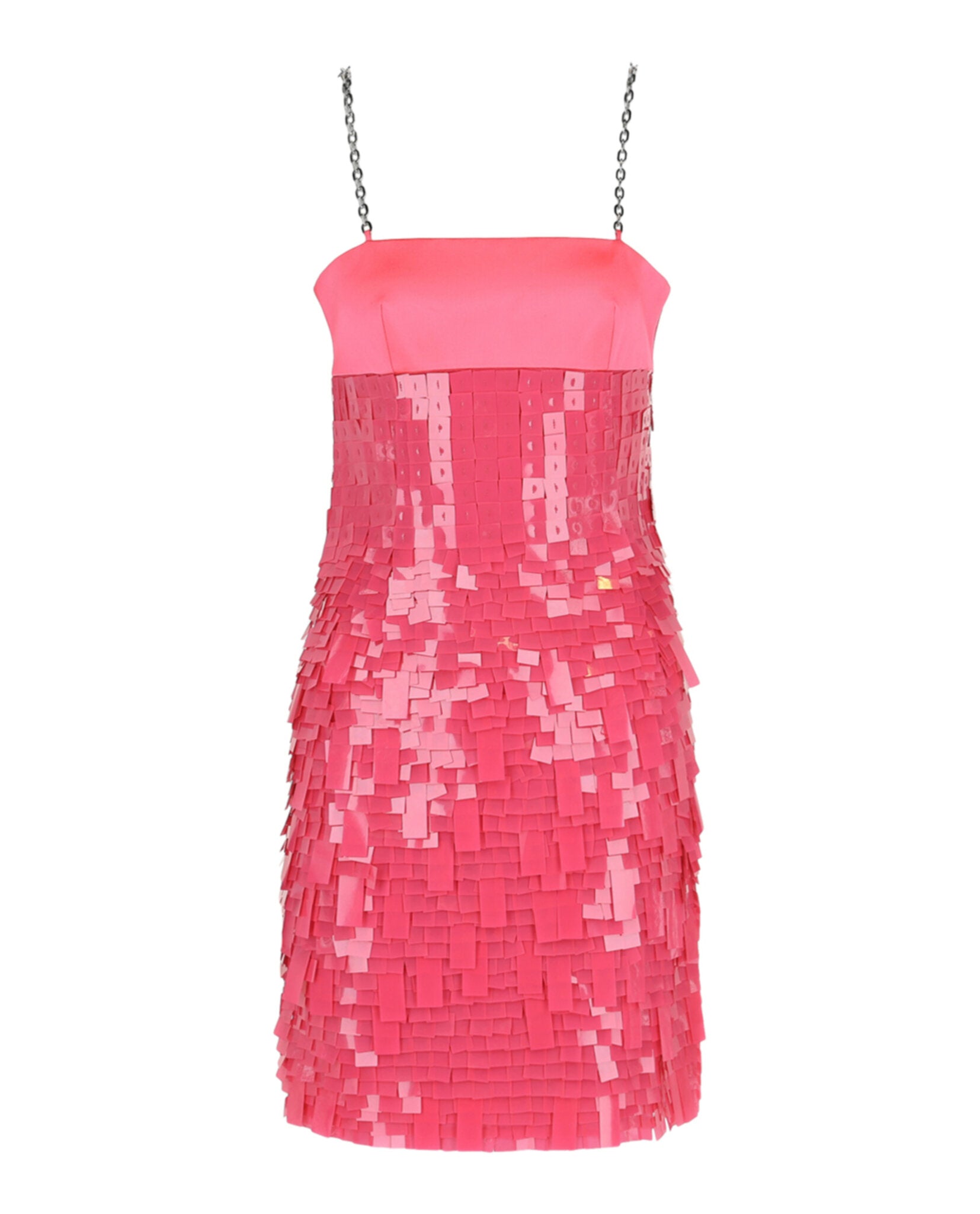 Givenchy Sequin Chain-Strap Mini Dress, 34 / Fuchsia