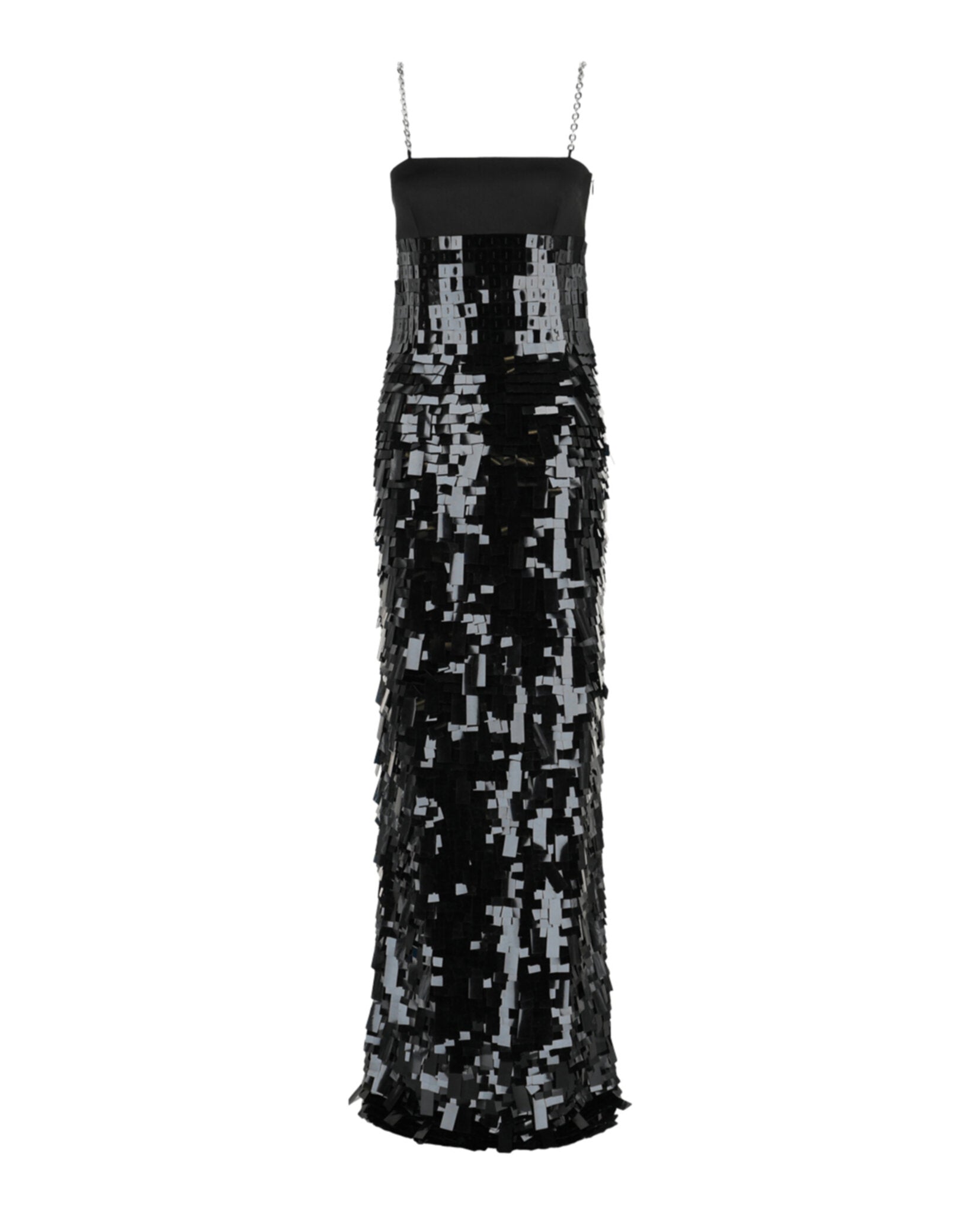 Givenchy Womens Sequin Chain-Strap Gown