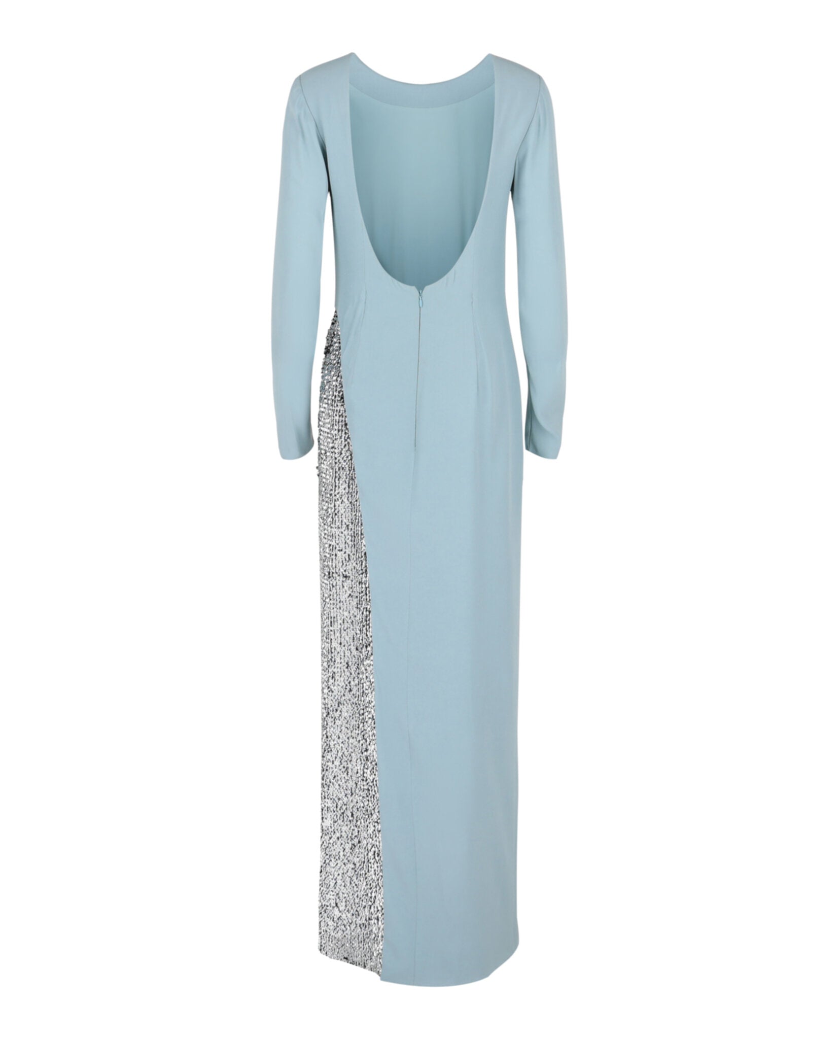 Givenchy Womens Metallic Sequin Gown