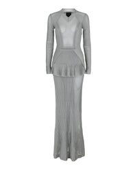 Givenchy Womens Dress In Knit With Flounces